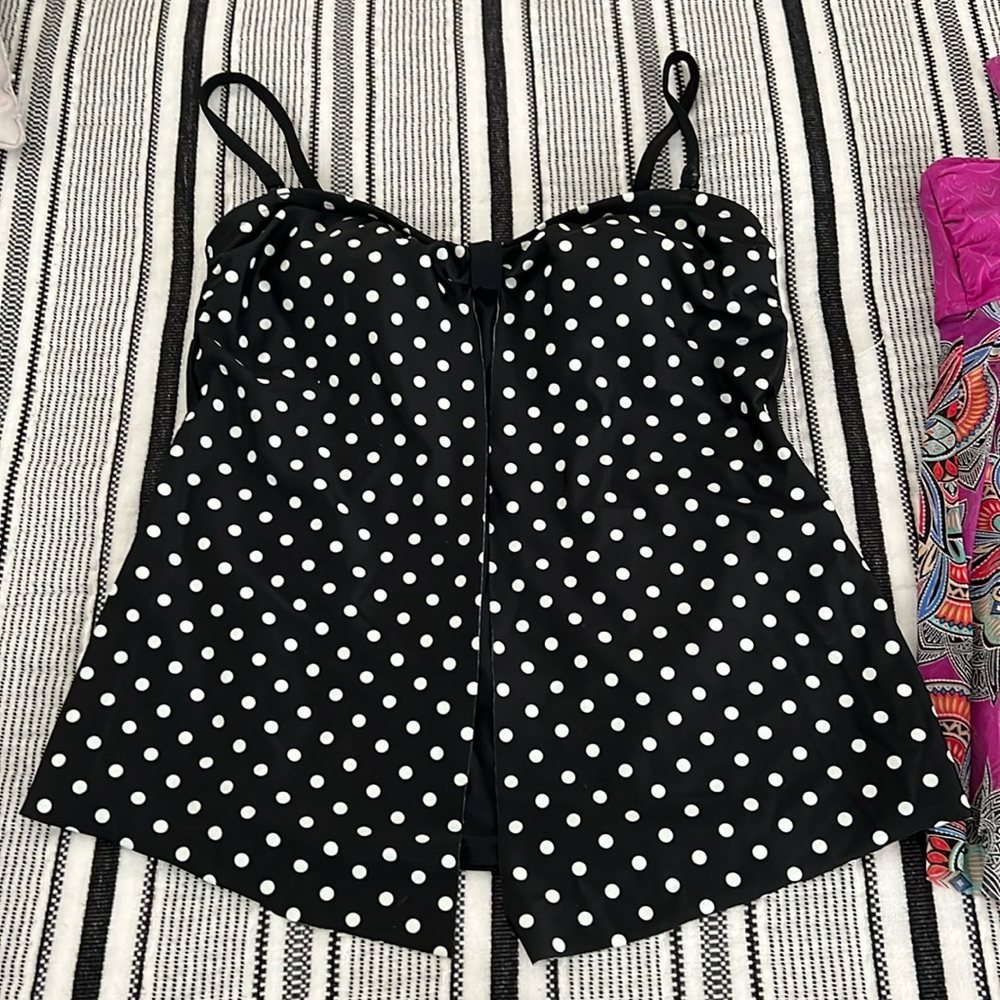Swim suits!  Croft and Barrow - 2 tops and one swim bottom.